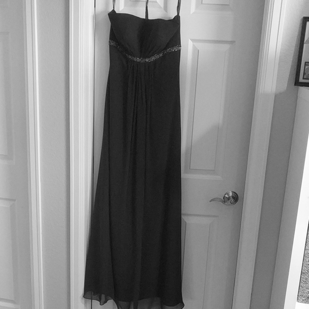 Classic Bill Levkoff Brown Sweetheart dress
